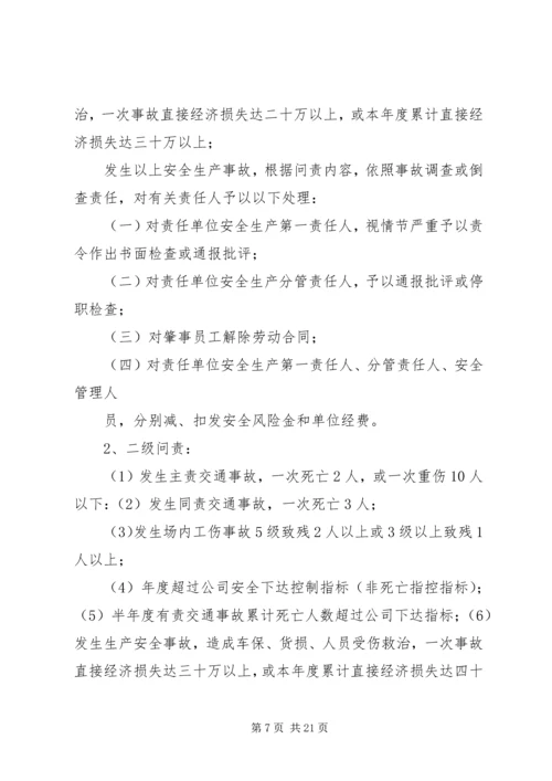 公司生产安全事故问责追究规定.docx