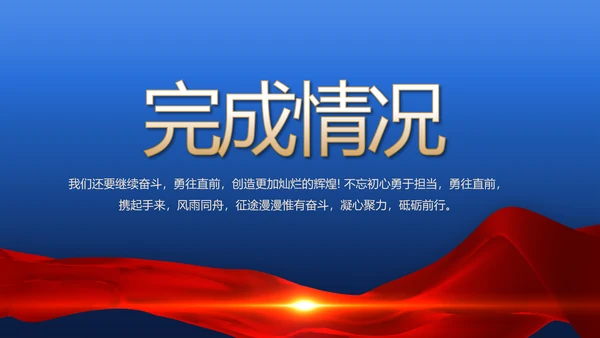 蓝色热烈欢迎上级领导莅临指导动态PPT模板
