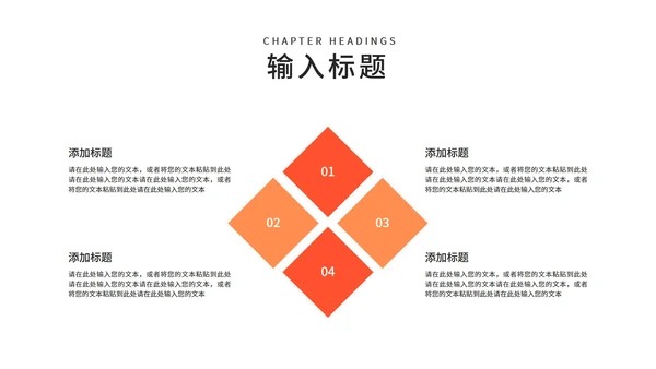 橙色扁平风学生论文答辩教育PPT模板