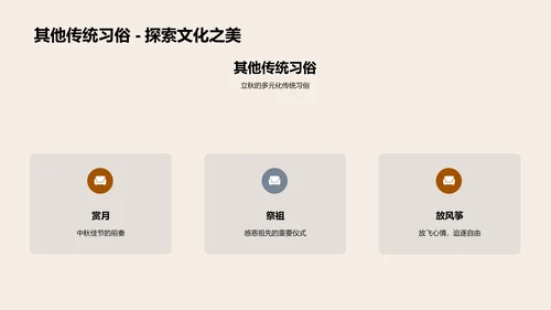 立秋节气文化讲解PPT模板