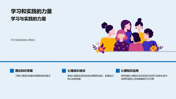 心理成长课程PPT模板
