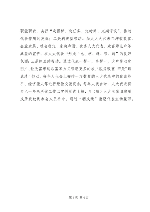 发挥乡镇人大代表作用的几点思考.docx