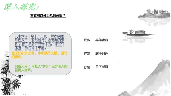 11 短文二篇《记承天寺夜游》课件