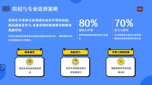 蓝色卡通风高考主题班会：梦想起航与未来规划PPT模板