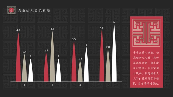 东方禅文化古风项目计划通用PPT模板