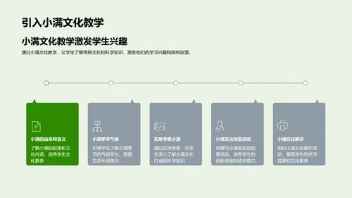 小满节气教学实践