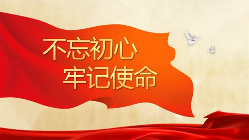 党支部党史学习党课工作总结动态PPT