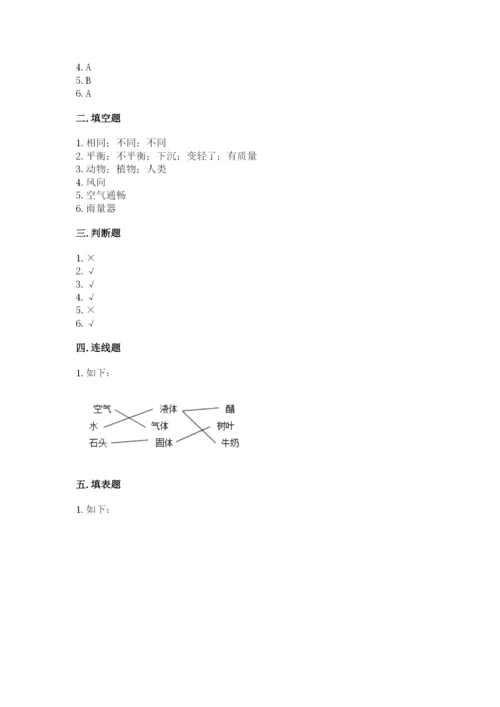 教科版小学三年级上册科学期末测试卷精品（巩固）.docx