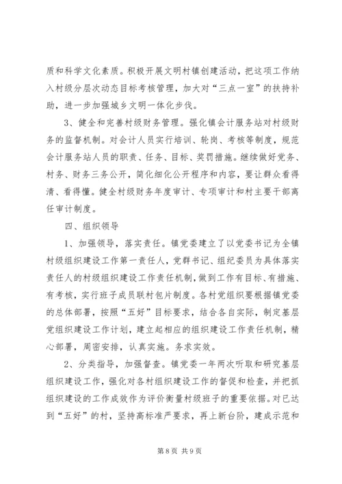 镇关于加强农村基层党组织建设的实施方案_1.docx