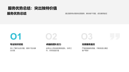 咨询业务年度报告PPT模板