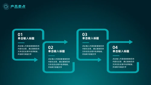 蓝绿色科技风产品介绍新品发布会产品发布会动态PPT模板