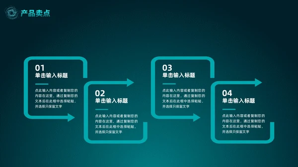 蓝绿色科技风产品介绍新品发布会产品发布会动态PPT模板
