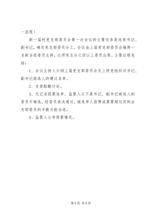 村党支部换届办法.docx