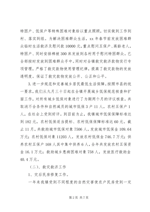 乡镇民政所工作总结.docx