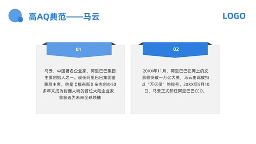 蓝色商务心态决定命运PPT模板宣传PPT动态PPT情绪管情绪管理