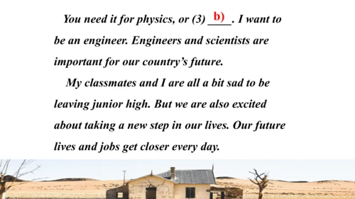 Module 8 My  future  life Unit 3 Language in use  