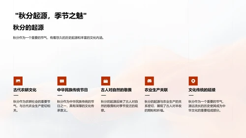 秋分节气讲解PPT模板