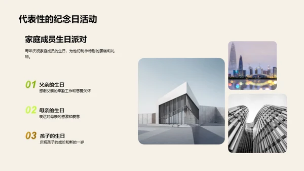 家庭纪念日述说历程