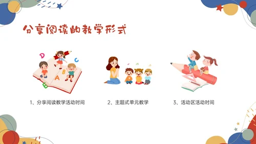红蓝卡通幼儿语言教育学习PPT课件幼儿园教师培训