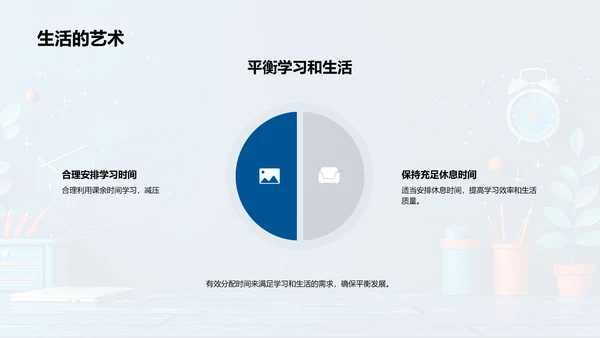 初二学生时间管理PPT模板