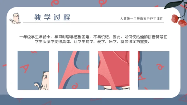 汉语拼音字母的读音PPT模板