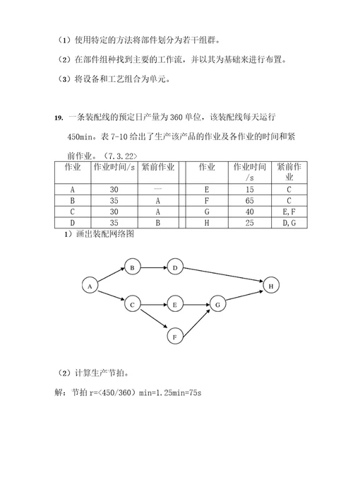 生产与运作管理复习题