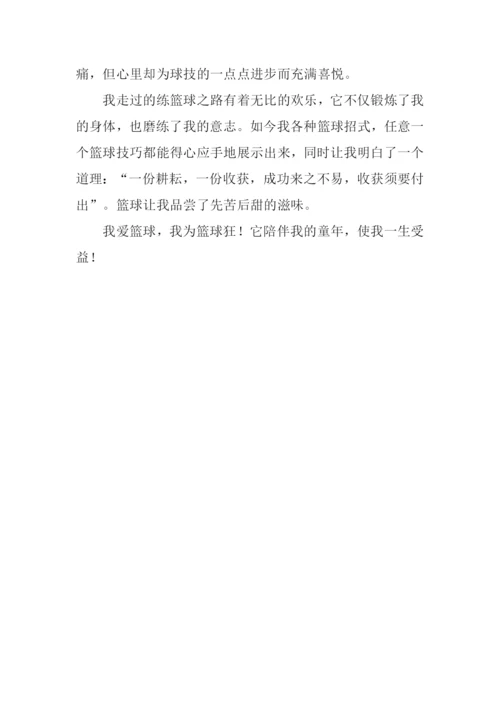 我为篮球狂作文.docx