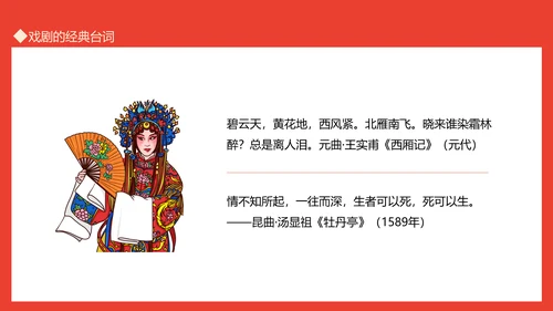 世界戏剧日京剧艺术文化之美PPT模板