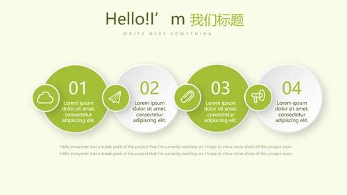 绿色小清新春季护肤宣传动态PPT