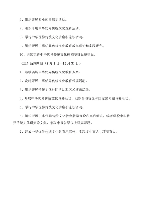 学校传统文化总体建设专业方案.docx