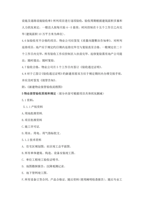 万科新建物业接管验收重点标准.docx