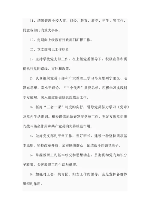 学校各部门工作职责及管理制度汇编.docx