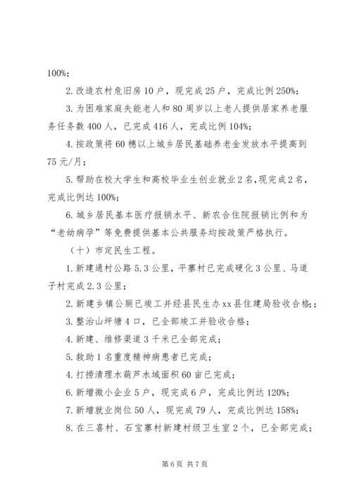 乡镇年度民生工程工作总结报告.docx