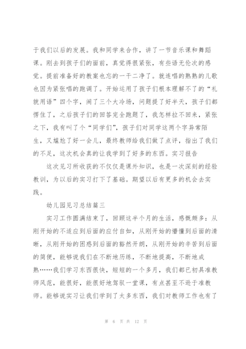 幼儿园见习总结5篇.docx