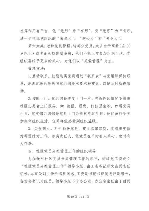 街道党工委党员管理工作方案.docx