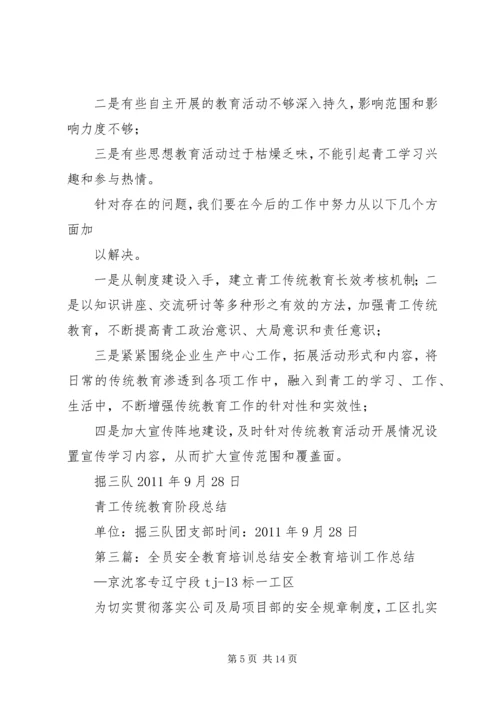 全员青工教育轮训总结.docx