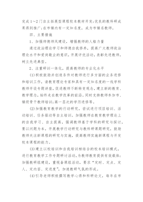 教师个人职业发展规划范文5篇.docx