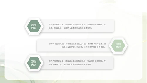 绿色纹理质感文化培训PPT模板