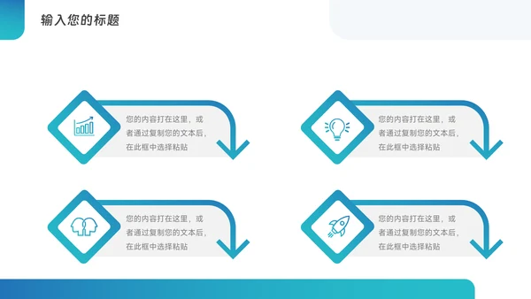 蓝色极简高级医疗医生工作报告PPT模板