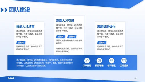 蓝色商务风工业机械行业年终总结PPT模板
