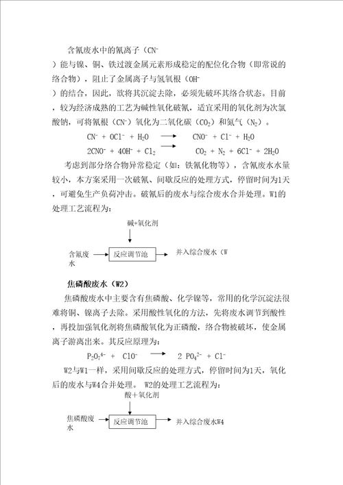 电镀综合废水处理工程设计方案