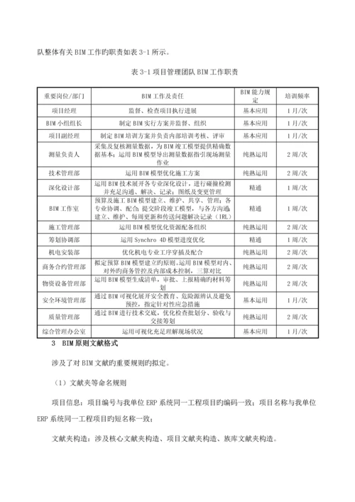 化工大学BIM实施专题方案.docx