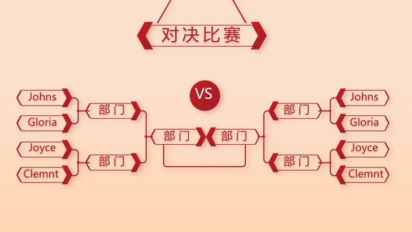 红色喜庆公司2周年庆ppt模板活动策划方案