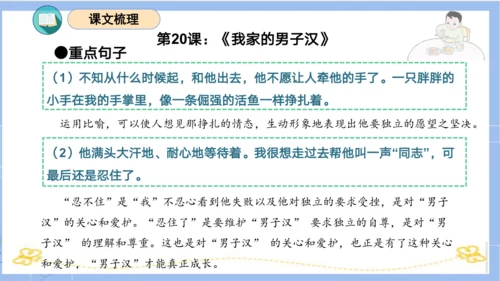 统编版四年级语文下册单元复习第六单元（复习课件）