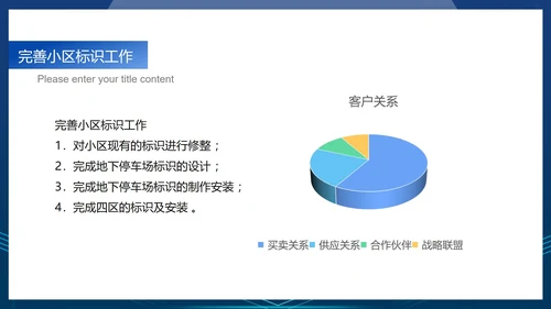 蓝色科技风智能物业工作计划管理PPT模板