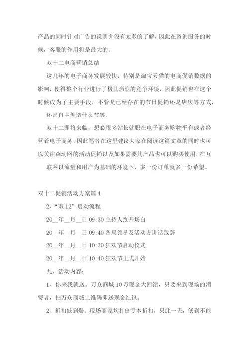 双十二促销活动方案十篇.docx