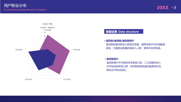 简约风紫色数据调研总结报告PPT