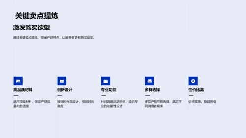 电商新品体育装备发布PPT模板