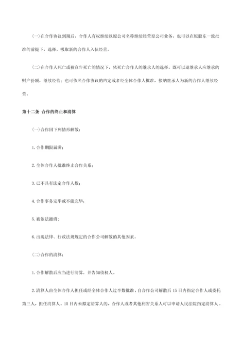 合伙人合作协议书.docx