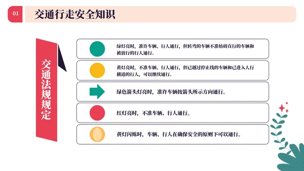 中小学生安全教育日主题班会PPT模板